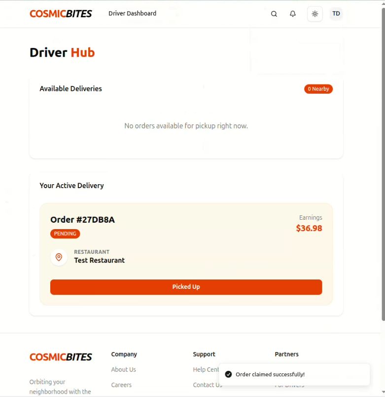 CosmicBytes: Food Delivery Aggregator — screenshot 18