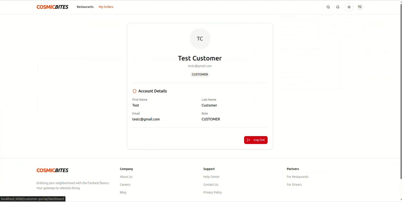 CosmicBytes: Food Delivery Aggregator — screenshot 11