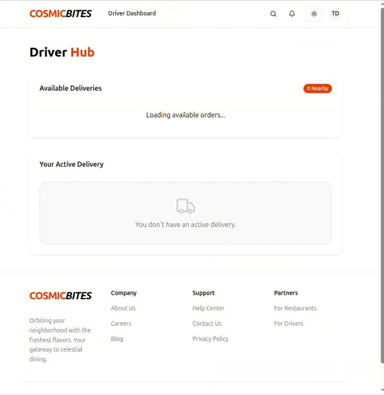 CosmicBytes: Food Delivery Aggregator — screenshot 16